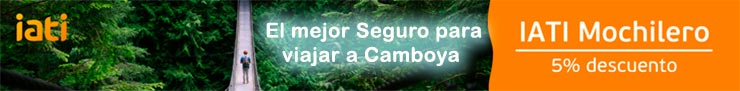 El mejor seguro para viajar a Camboya con descuento desde esta web